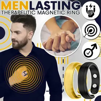 2021 Új Férfi Terápiás Mágneses Gyűrű Állítható Nyitott Gyűrű Anti-horkolás Jewery Ajándék Súly zsírégető Divat Gyűrű