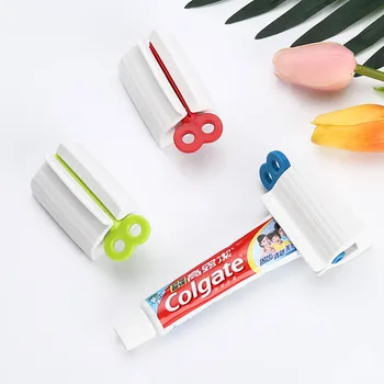 Fürdőszoba Kiegészítők, Fogkrém Adagoló Multi-funkcionális fogkrém Tubus Squeezer Rolling Jogosultja banheiro tandpasta knijper