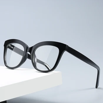 Új Érkezés Szemüveg Keret Optikai Kapható Szemüvegek Teljes Felni Divat Női Stílus UV400 Műanyag Szemüveg Női Szemüveg