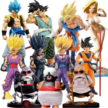 Dragon Ball Z Super Saiyan Broly Goku Gogeta Gohan VILÁG ÁBRA CLOLSSEUM Anime Figura Gyűjtemény Modell Játék