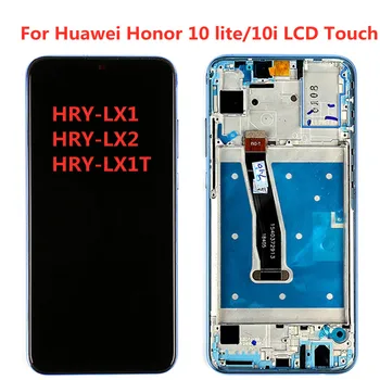 teszt Lcd A Huawei Honor 10 Lite Kijelző érintőképernyő feleségemmel Keret Nagykereskedelmi Kijelző A becsület 10i Lcd HRY-LX1 HRY-LX2