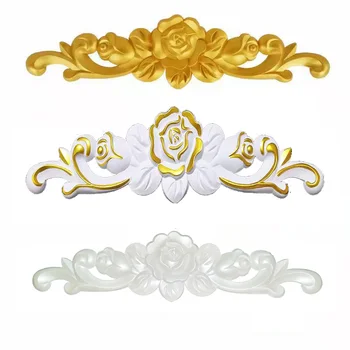 PVC Európai bútorok dekoratív applied háttér fal üreges megkönnyebbülés dekoratív virágokat nem fafaragás