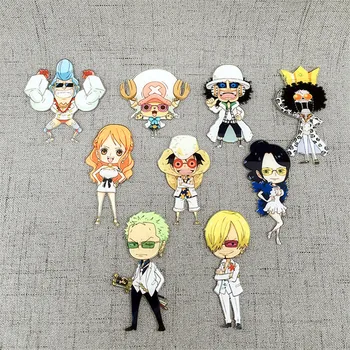 Anime Film Luffy Roronoa Zoro Nami Aciton Adatok Akril Hűtőmágnesek Klasszikus játékok, Ajándékok a Gyermekek, Fehér Verzió