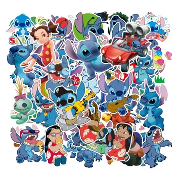 55PCS Disney karakter matricák Aranyos rajzfilm matrica gördeszka, motoros csomagtér laptop gitár matrica Szem Avatar játék gyerekeknek