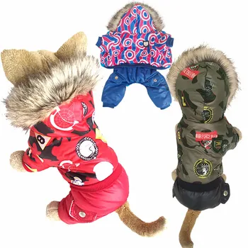 Új minta télen meleg, Szélálló kutya kabát kiskutya kabát divat kapucnis kabát kisállat Kutya kicsi kisállat ruha S-XL 3colors suppl
