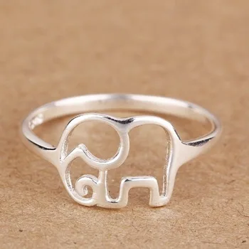 Divat, Design, Kedves Elefánt Gyűrűk Női Ajándék, Finom Ékszerek