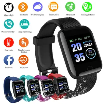 D13 Intelligens Karóra Vérnyomás Fitness Tracker Karkötő Okos Zenekar Vízálló Sport Smartwatch Férfiak Nők Az Android-IOS