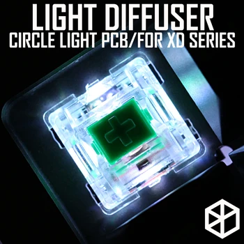 XD Halo RGB lámpa vezérlő pcb lágy világítás fény diffúzor kör fény mechanikus billentyűzet cospad xd60 64 75 84 96 40 68