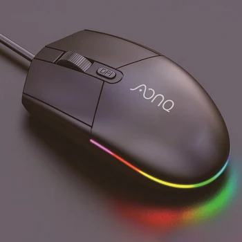 Egér Vezetékes RGB Egér LED silenzioso Mause LED retroilluminato ergonomico Egér da gioco egy Számítógépre jutó portatile