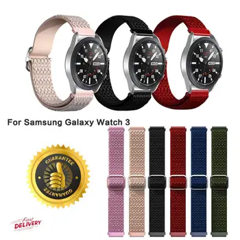 Nylon Gyémánt Elasztikus óraszíj Samsung Galaxy Óra 3 45mm Sport Csukló Karkötő Watchband Óra Tartozékok