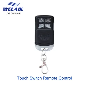WELAIK Távirányító Megváltó-Fekete-Műanyag-Remote touch-kapcsoló DIY Alkatrészek R433MHZ R01