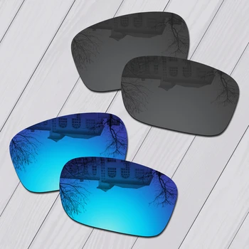E. O. S 2 Pár Fekete & Ice Blue Polarizált Csere Lencsék Oakley Holbrook XL OO9417 Napszemüveg