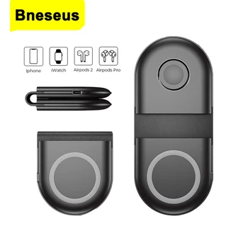Bneseus 3 In 1 Qi Vezeték nélküli Töltő Iphone 13 12 11 Pro Max Mini Airpods Apple Nézni 15W Gyors Töltés Mágneses Telefon Jogosultja