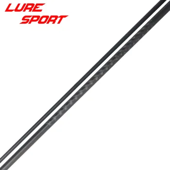 LureSport 2sets 2,4 m 2.7 m Matt Festék Szén Rúd üres 20cm X Cross szén-M-Power Rod Épület Alkatrész Javítás DIY