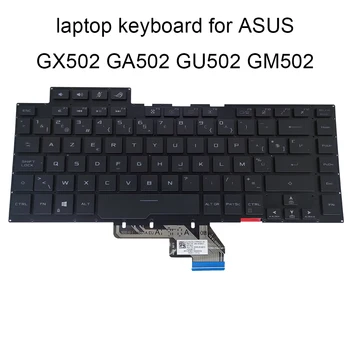 SW WB Belgium RGB Háttérvilágítású billentyűzet Asus ROG GX502 GX502GW GX502GV GX502LWS GX502LXS Zephyrus S15 Svájci notebook PC billentyűzet