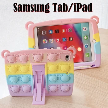 Aranyos Állni a Tabletta Védő tok Samsung Tab Egy 8.0 2019/T290 Lap A7 10.4 2020 Lap A7 Lite Lap S6 Lite/P610 Lap Egy 10.1 2019