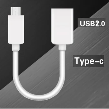Adatkábel C Típusú USB 2.0 Típusú Férfi-Nő O-T-G Data Csatlakozó Kábel