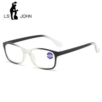 EZ JOHN Új TR90 Ultrakönnyű Anti Kék Fény Olvasó Szemüveg Férfiak Nők Tér Távollátás Szemüveg+1.0+1.5+2.0+2.5+3.0+3.5+4.0