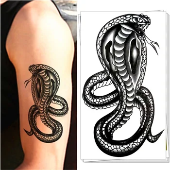 Vízálló Ideiglenes Tetoválás Matricák Tigris, Sárkány, Sólyom, Kígyó, Body Art, a Férfiak Tatto Stickerss Flash Tetoválás Hamis Tetoválás