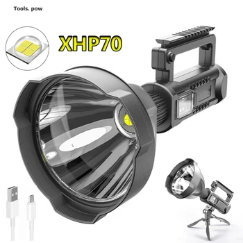 P70 Erős Fény, Fényszóró, Külső, Több funkció, Világítás LED Lámpa, Hosszú távú Vízálló Újratölthető Hordozható Lámpa