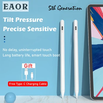 EAOR 5. Generációs Smart Anti-mistouch Stylus Toll Apple Ceruza 1 2 iPad Tablet Pen Touch Pen iPad Pro Air 4 3 Mini 5 2018-2021