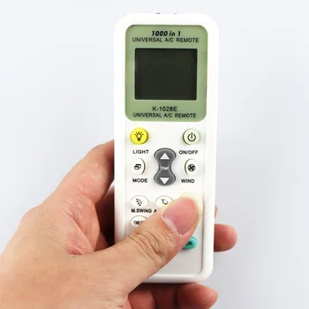 1000 az 1-ben univerzális AC LCD távirányító K-1028E 1028E a klíma, Alacsony Fogyasztás Távvezérlő Vezérlő