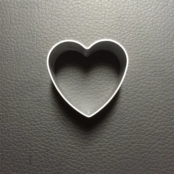 Ingyenes szállítás mini szív alakú alumínium ötvözet Cookie cutter cookie penész puding penész