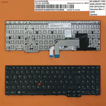 Német QWERTZ Új Csere Billentyűzet Lenovo Thinkpad E550 E550C E555 E560 E565 E560C Laptop Fekete Mutató & Keret