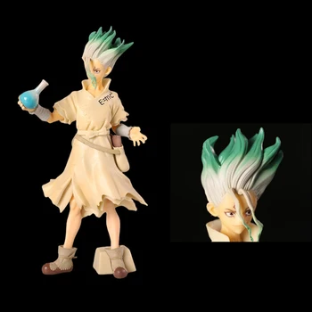 18 cm Anime Dr. KŐ Ábra Dr. KŐ Ishigami Senkuu PVC akciófigura Gyűjthető Modell Játékok Gyerek Ajándék