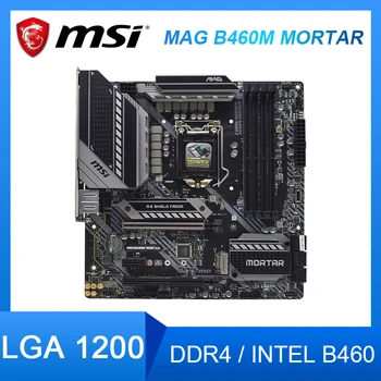 MSI MAG B460M HABARCS LGA 1200 Alaplap DDR4 128GB a Core i5-10600 cpu PCI-E 3.0 USB3.2 M. 2 Intel B460 Micro ATX Placa-mama