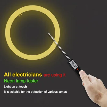 Lámpa Érzékelő Biztonságos Elemzés Rugalmas Antenna Diagnosztikai Hordozható Kézi Elemes Neon Fény Tesztelő Eszközök Javítása