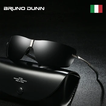 Bruno Dunn Alumínium Márka, Design 2019 Polarizerd férfi Napszemüveg Vezetés Nap Glases oculos de sol masculino lunette soleil homme