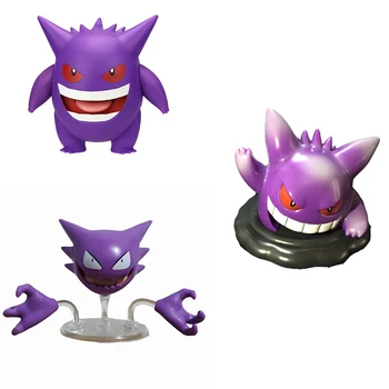 TOMY Pokémon Pokemon PVC modell akciófigurák Zsebében Kis Nyelvét különböző Gengar Pikachu szörnyeteg, rajzfilm, film, gyerek játék