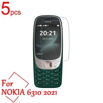 5db Ultra Clear/Matt/Nano anti-Robbanás Puha LCD Képernyő Védő Fedél Nokia 6310 (2021) Védő Fólia (Nem üveg)