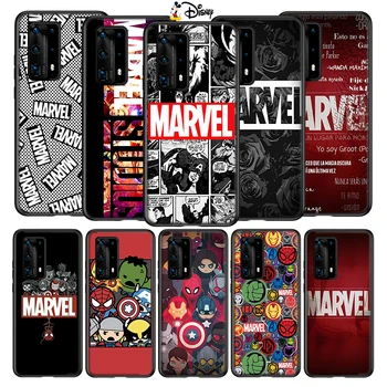 Szilikon Fedő Marvel Avengers A Huawei P40 P30 P10 P20 P8 P9 Pro Lite E Plusz mini Pro 5G 2017 2019 Telefon Esetében