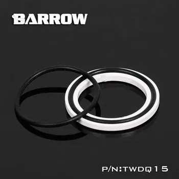 Barrow Miniatűr csökkentett szál Alátét O gyűrű Fekete/Ezüst/Fehér PC hűtő szerelés hűtőborda TWDQ15