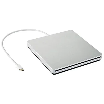 Külső DVD Író-Meghajtó C-Típusú Optikai Meghajtó Slim Csatlakozó-CD/DVD +/- RW Író USB-C Superdrive Mac/Ablak