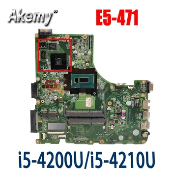 DA0ZQ0MB6E0 Az Acer aspire E5-471 E5-471G V3-472P Laptop Alaplap eredeti Alaplapja a I5-4200U/i5-4210U CPU-GPU GT820M