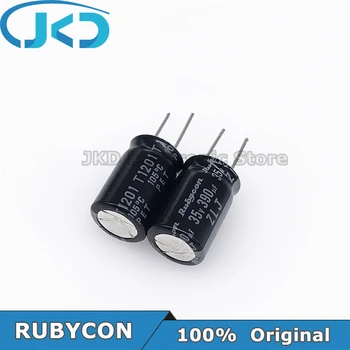 10db RUBYCON 390UF 35V 10*16mm 390UF35V 35V390UF 10x16mm Alumínium Elektrolit Kondenzátor 100% Eredeti
