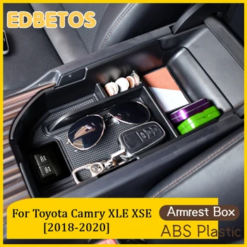 Autó Kartámasz Tároló Doboz Tálca Toyota Camry XLE XSE 2018 2019 2020-ig, illetve Camry LE SE 2020 Tartozékok, 2 Tavaszi USB Port