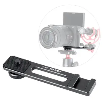 TWISTER.CK PT-5 Vlogging Mikrofon Mount Állvány Adapter, Konzol, Állvány SONY A6400 A6500 A6300 Kamera