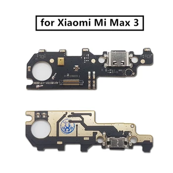 a Xiaomi Mi Max 3 USB Töltő Port Dokkoló Csatlakozó NYÁK-Testület Szalag Flex Kábel Töltő Port Alkatrész Csere Alkatrészek