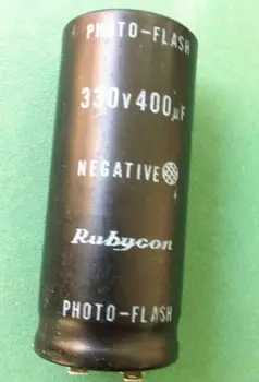 alacsony esr 330v 400uf fotó flash kondenzátor 22*50mm