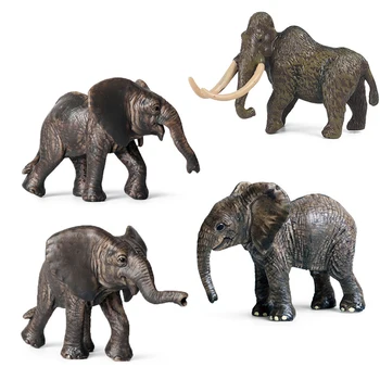 Mammut Ábra Elefánt Vadon Élő Állat-Szimulációs Játékok A Szimulációs Mesterséges Állat, Elefánt, Modell, Játék, Gyermek, Oktatási Játékok, Ajándékok