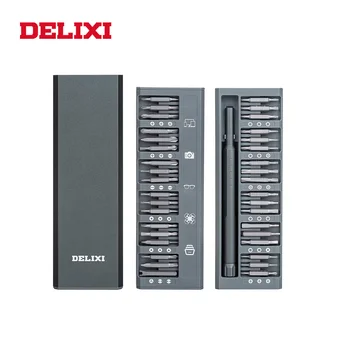 DELIXI 73 1 Csavarhúzó Készlet, Precíziós Mágneses Csavarhúzó Bit Repair Tool A Smart Home PC Telefon Nézni Kamera Kézi Szerszámok
