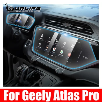 A Geely Atlas Pro Azkarra 2021 Autó GPS Navigációs Képernyő Védő Fólia lcd Védő Autó Belső-Stílus Tartozékok
