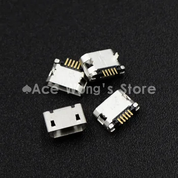 10db/SOK Micro USB-5P,5-pin-Micro USB, Jack,5Pins Micro USB-Csatlakozó Farok Töltés csatlakozó (USB-7)