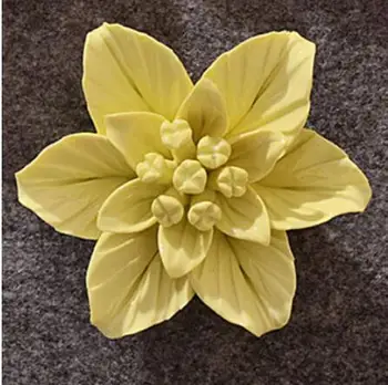 AMIKOR szilikon penész gyönyörű virág fondant penész kézzel készített virág Gardénia virág DIY a torta dekoráció