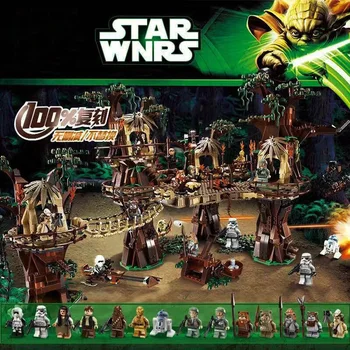 Star Wars Játékok Kompatibilis lepinblock Ewok Falu Wars Készlet Épület-Blokk Tégla, Gyerek Játékok, Karácsonyi Ajándékok,