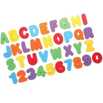a gyerek óvoda EVA abc tészta számok 26 betű + 10 számok puzzle Fürdő Játékok